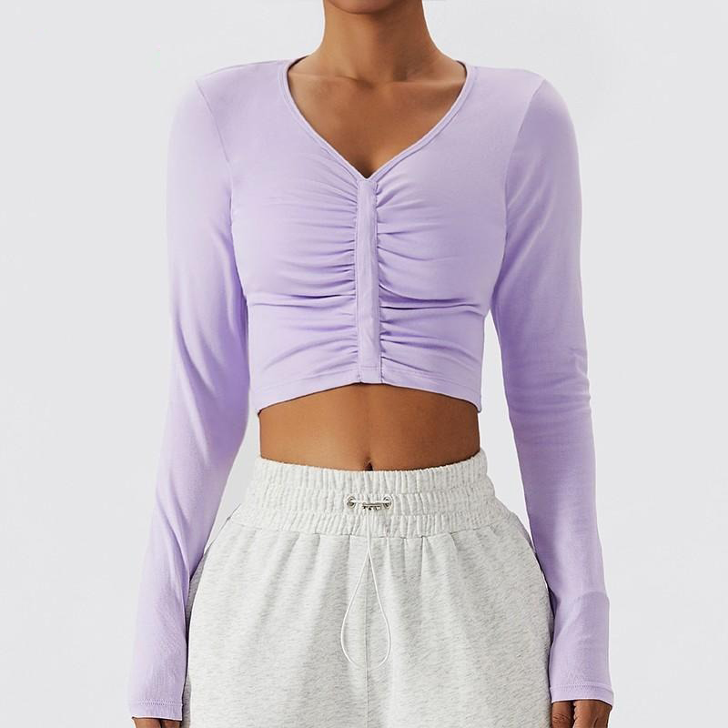 Custom Fitness Top Ladies Long Shleeves T shirts